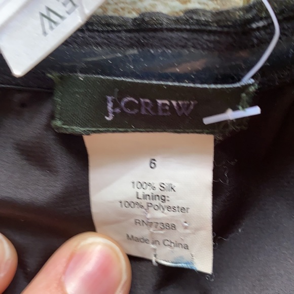 J.Crew Black Silk Chiffon Emily Strapless - Picture 13 of 16